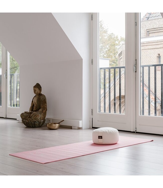 Meditatiekussen eco naturel rond - Lotus