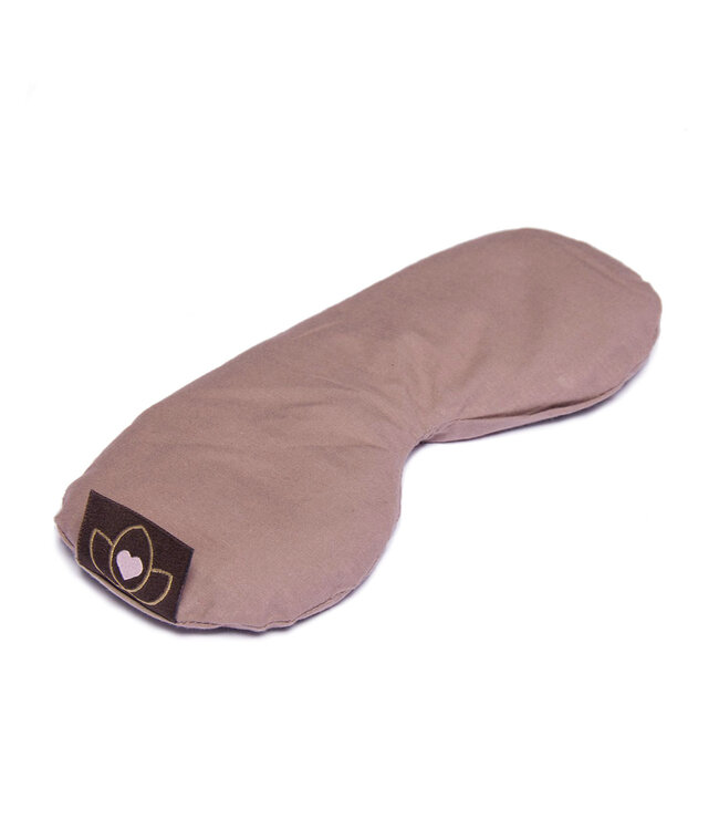 Set nekkussen en oogkussen taupe - Lotus