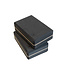 Yoga blok high density zwart - Lotus - 2 stuks