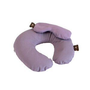 Lotus Set nekkussen en oogkussen lavendel - Lotus