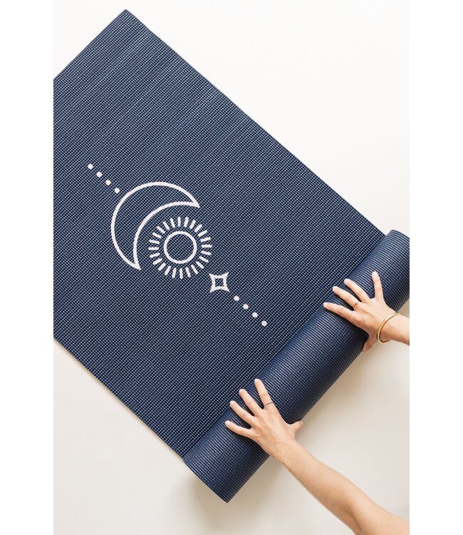 Yogamat sticky extra dik balance indigo - Lotus