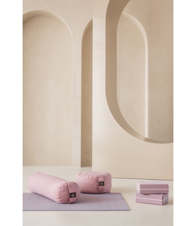 Yoga blok high density lavendelpaars - Lotus - 2 stuks
