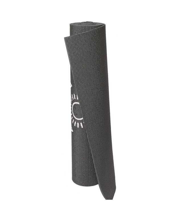 Yogamat sticky extra dik balance antraciet - Lotus