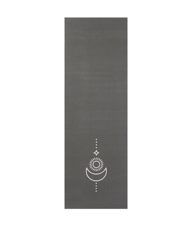 Yogamat sticky extra dik balance antraciet - Lotus