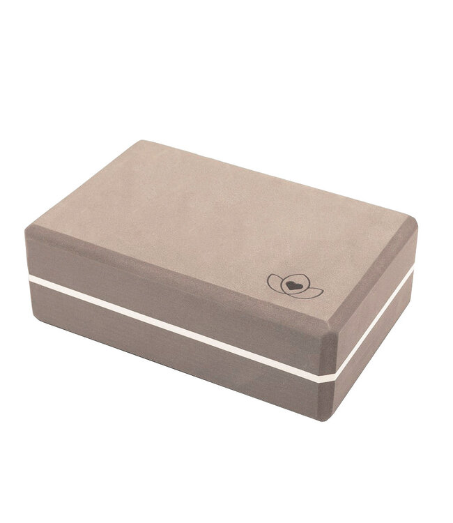 Yoga blok high density taupe - Lotus
