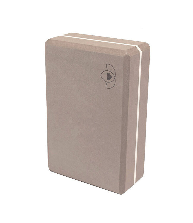 Yoga blok high density taupe - Lotus