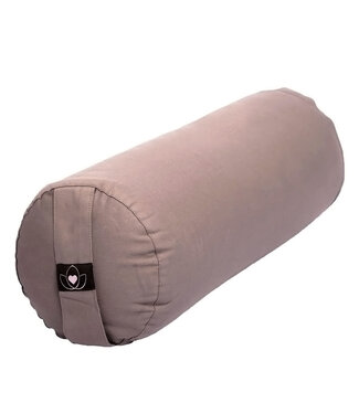Lotus Bolster eco taupe rond - Lotus