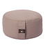 Meditatiekussen eco taupe rond - Lotus