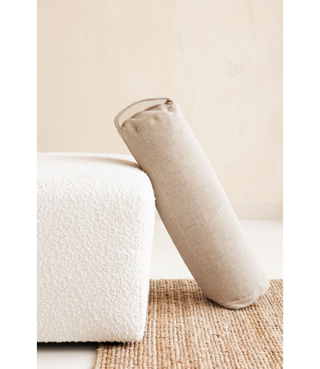 Bolster eco jute naturel rond - Pure