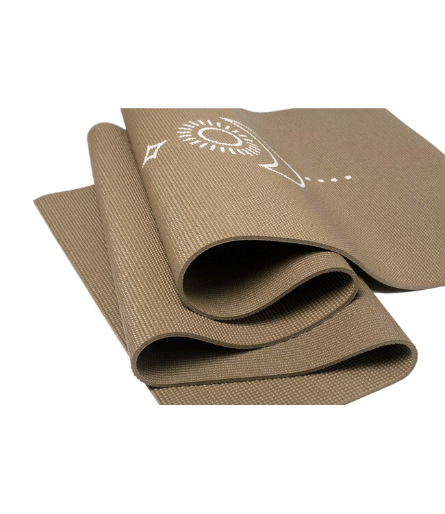 Yogamat sticky extra dik balance donkergroen  - Lotus