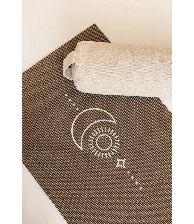 Yogamat sticky extra dik balance donkergroen  - Lotus