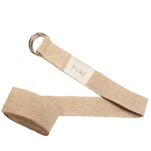 Pure Yoga riem jute extra lang bruin - Pure
