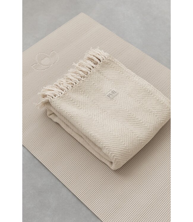 Yogamat sticky extra dik sand - Lotus