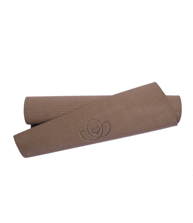 Yogamat sticky extra lang donkergroen - 200 cm - Lotus