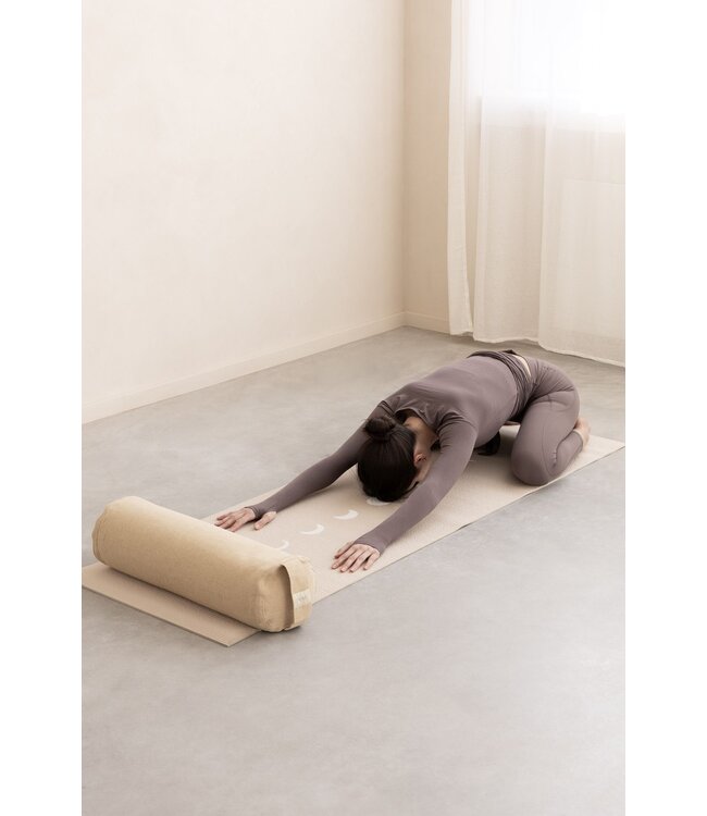 Bolster eco jute bruin rond - Pure