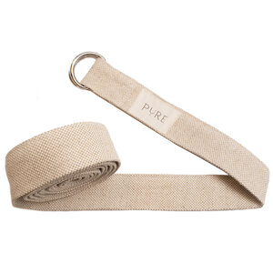 Pure Yoga riem jute extra lang naturel - Pure