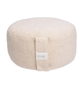 Pure Meditatiekussen eco jute naturel rond - Pure