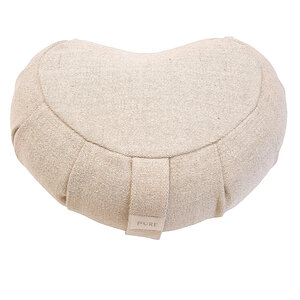 Pure Meditatiekussen eco jute naturel halve maan - Pure