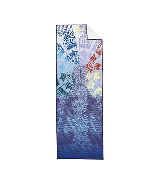 Manduka Yoga handdoek yogitoes Chakra Print Blue - Manduka