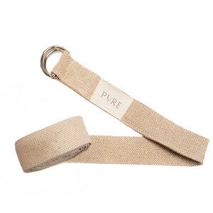 Pure Yoga riem jute extra lang bruin - Pure