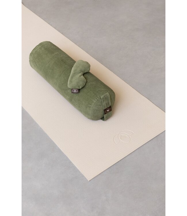 Bolster eco rib olijfgroen - Lotus