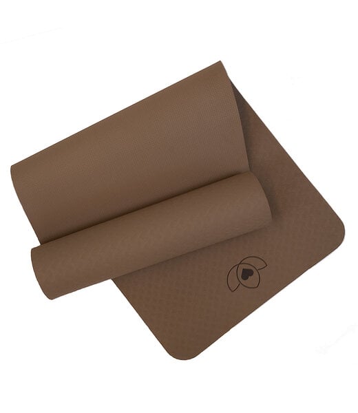 Lotus Pilates mat TPE extra dik 10 mm donkergroen - Lotus