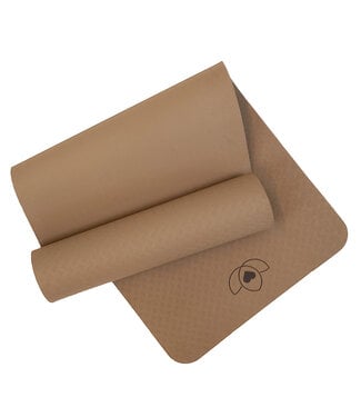 Lotus Pilates mat TPE extra dik 10 mm donkergroen - Lotus
