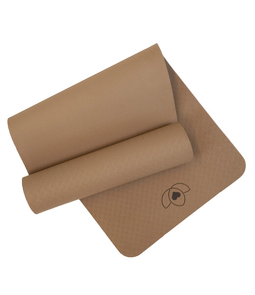 Lotus Pilates mat TPE extra dik 10 mm donkergroen - Lotus