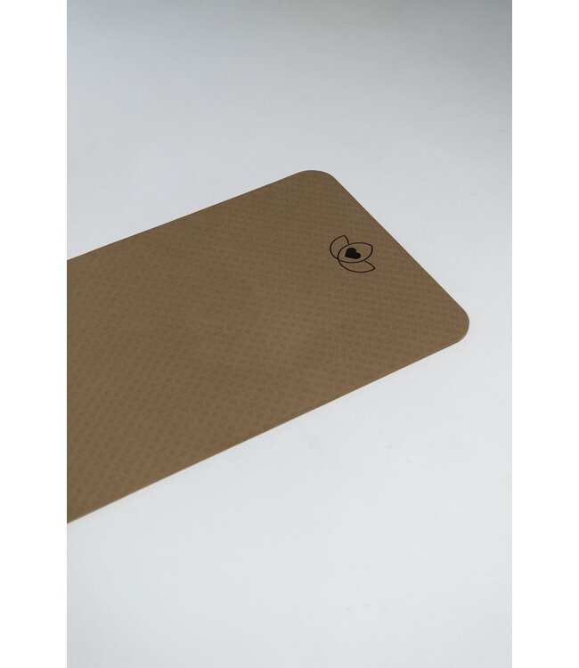 Pilates mat TPE extra dik 10 mm donkergroen - Lotus