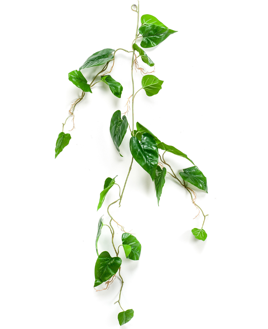 grün - Künstliche Hängepflanze Anthurium Easyplants cm 110