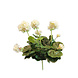 Kunstig geranium hvid 40 cm Kunstig geranium hvid 40 cm