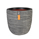 Krukke rund rib antracit Ø35 x 34cm Krukke rund rib antracit Ø35 x 34cm