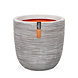 Krukke rund rib elfenben Ø54 x 52cm Krukke rund rib elfenben Ø54 x 52cm