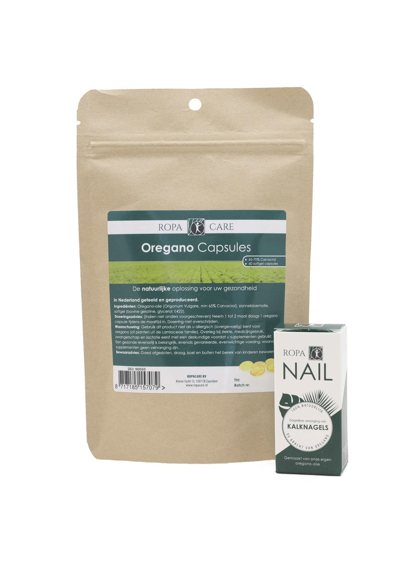 RopaNAIL kalknagel olie & oregano capsules - 60 stuks