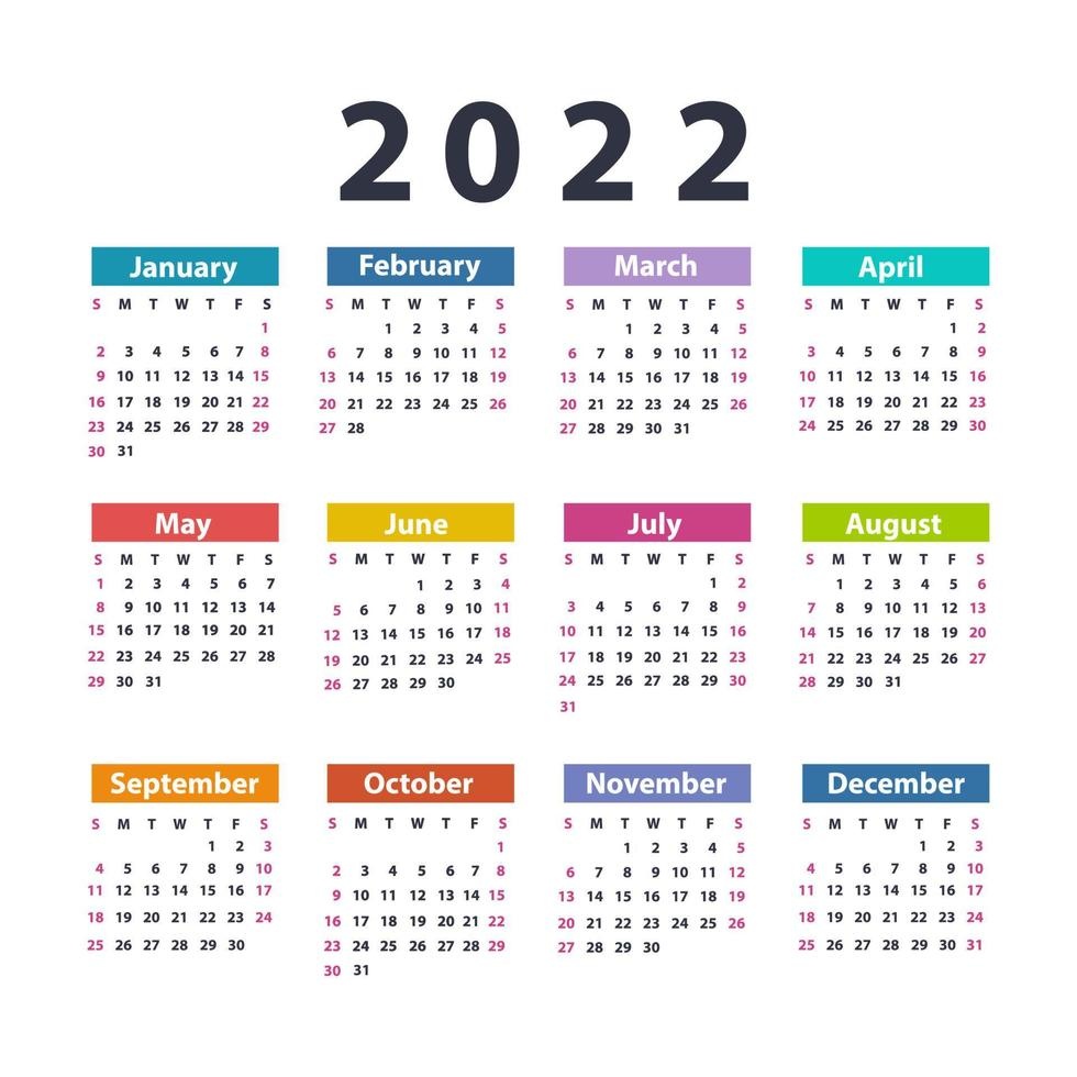 Kalender 2022