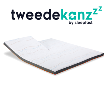 Tweedekanzzz Tweedekanzzz M Line Luxe Intense topper 8 cm met split firm 180x210