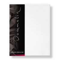 Hoeslaken splittopper Jersey de Luxe Wit