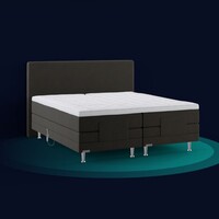 Caresse elektrische boxspring Silver 4700 zwart