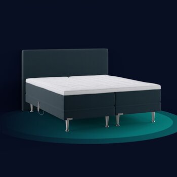 Caresse Caresse elektrische boxspring Silver 4500 blauw