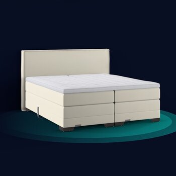 Caresse Caresse elektrische boxspring Jubileum 3800 wit