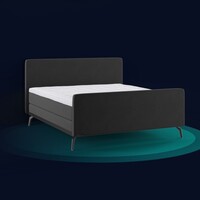 Caresse boxspring met voetbord Jubileum 3060 zwart