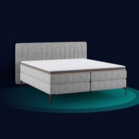 M line boxspring met topper