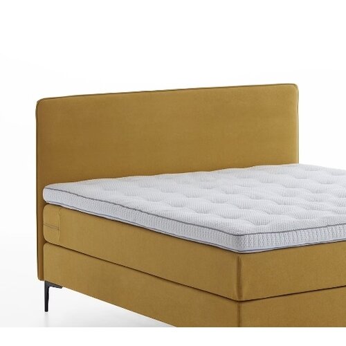 Cinderella hoofdbord Pure 90 breed in Wave 40 Geel  met beslag Cinderella hoofdbord Pure 90 breed in Wave 40 Geel  met beslag