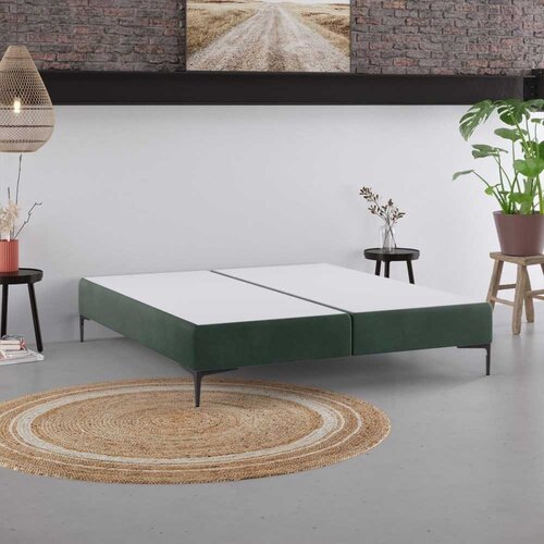 Cinderella onderstel 160x200 boogie 162 forest vlak zonder hb en zonder vb, poten black 18