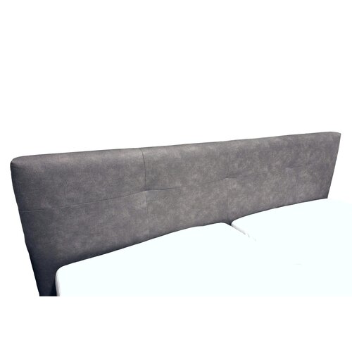 Sleepfast hoofdbord Jubilee 200x109x10, 3 blinde knopen,  Page Zinc 167 Sleepfast hoofdbord Jubilee 200x109x10, 3 blinde knopen,  Page Zinc 167