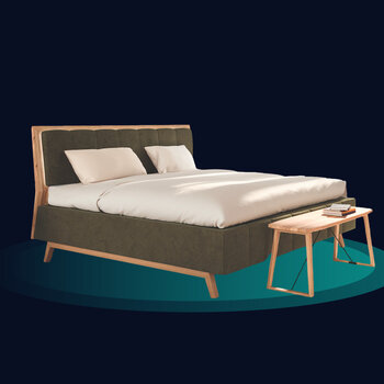 Tempur Tempur bed Design Lines groen