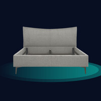 Tempur bed Design Pure gestoffeerd