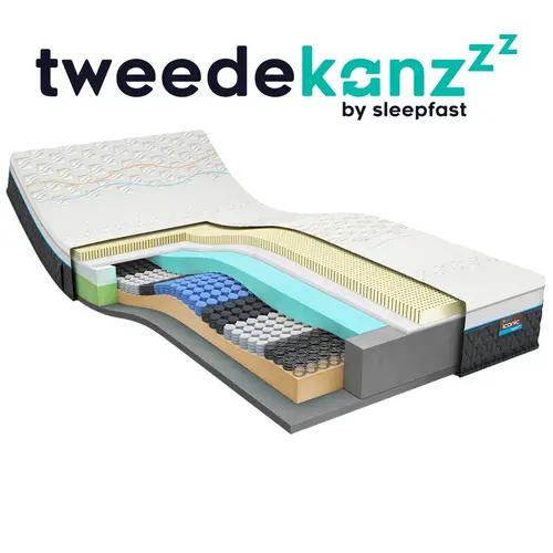 Tweedekanzzz M Line Iconic hero 6 matras (stevig) 90x200