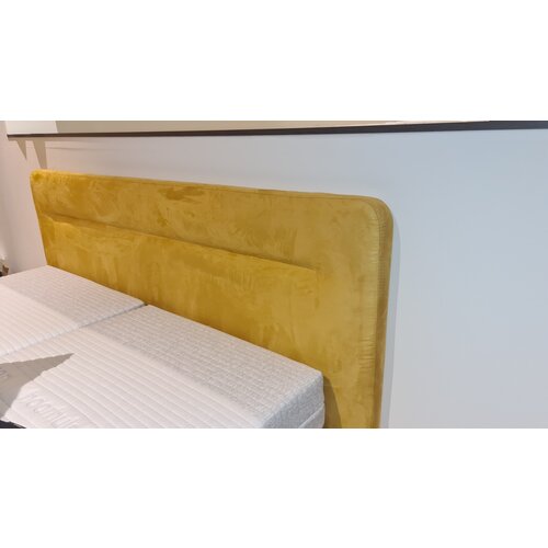 Sleepfast Showmodel Bas Boxspring geel 180x200 elektrisch