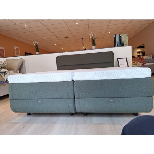 Tempur Showmodel Tempur Boxspring North Design Green M/F 180x210